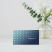 Moderne zeitgenössische abstrakte visitenkarte (Stehend Vorderseite)