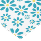 Moderne zeitgenössische Daisy-Blume Tischdecke (Schrägansicht)