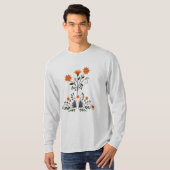 Moderne zeitgenössische Flora Ash Men T-Shirt (Vorne ganz)