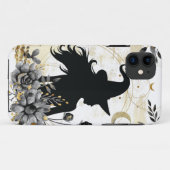 Moderne zeitgenössische Halloween-Hexe 3 Case-Mate iPhone Hülle (Rückseite (Horizontal))