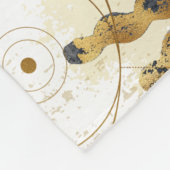 Moderne zeitgenössische Halloween-Hexe 3 Fleecedecke (Ecke)