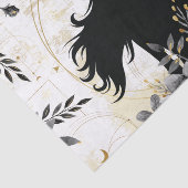 Moderne zeitgenössische Halloween-Hexe 3 Seidenpapier (Ausschnitt)