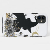 Moderne zeitgenössische Halloween-Hexe Case-Mate iPhone Hülle (Rückseite (Horizontal))