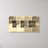 Moderne zeitgenössische Kunst gestresste Canvas Pr Leinwanddruck (Vorderseite)