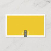 Moderne, zeitgenössische Website zur Hochzeit in G Begleitkarte (Rückseite)