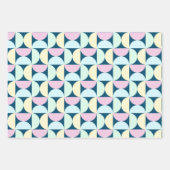 Moderne Zeitschriften des Mittelalters Abstrakt Geschenkpapier Set (Vorderseite 2)