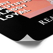 Moderne Zeitschriftenabdeckung für Geburtstage, Po Poster (Ecke)