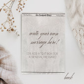 Moderne Zeitung Einzigartiges Hochzeitsstipendiate Dankeskarte