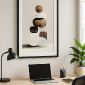 Moderne Zen-Balance Poster