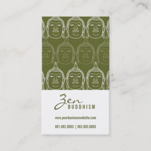 Moderne Zen-Buddha-Spirituelle Ganzheitliche Heile Visitenkarte