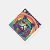 Moderne Zen Cat Serviette (Ecke)