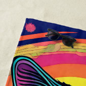 Moderne Zen Cat Strandtuch (Beispiel)