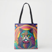 Moderne Zen Cat Tasche (Vorderseite)