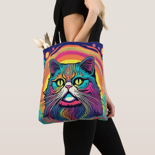 Moderne Zen Cat Tasche (Von Nahem)