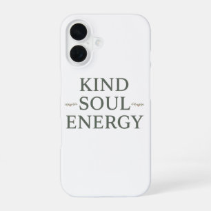 Moderne Zen-Positive-Energie-Zitat iPhone 16 Hülle