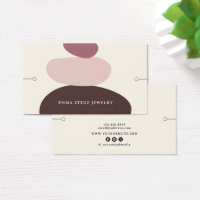 Moderne Zen-Schmuckkarte Bracelet Display Card