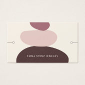 Moderne Zen-Schmuckkarte Bracelet Display Card (Vorderseite)