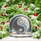 Moderne Zen Yin und Yang vibes Schneekugeln (Weihnachten)