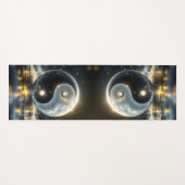 Moderne Zen Yin und Yang Vibes Yogamatte (Vorderseite (Horizontal))