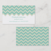 Moderne Zickzack-Mama-Telefonkarte Telefonnummerkarte (Vorne/Hinten)