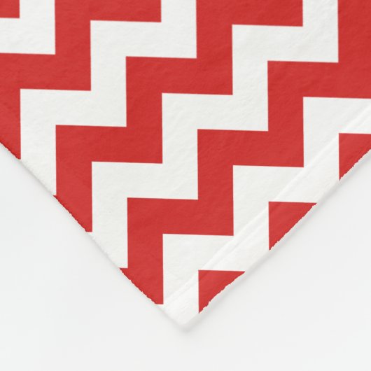 Moderne Zickzack Zigzag Fleecedecke (Ecke)
