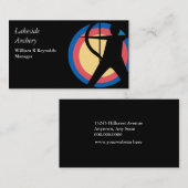 Moderne Zielarchie Visitenkarte (Vorne/Hinten)