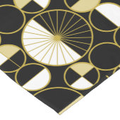 Moderne Zirkel Mitte des Jahrhunderts halfen Schwa Kurzer Tischläufer (Ecke)