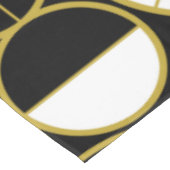 Moderne Zirkel Mitte des Jahrhunderts halfen Schwa Tischdecke (Schrägansicht)