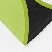 Moderne Zirkeln Mitte des Jahrhunderts halfen schw Fleecedecke (Ecke)