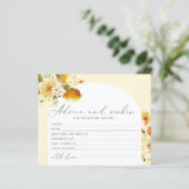 Moderne Zitronenberater und Wünsche Brautparty (Stehend Vorderseite)