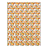 Moderne Zitrusfrucht-Konfetti-Sommer-Retro-Küche Tischdecke (Vorderseite)