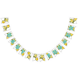 Moderne Zitrusfrüchte-Zitrusdusche Baby Wimpelkette