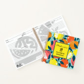 Moderne Zitrusfrüchte Zitrusfrüchte Personalisiert Notizblock (Innenseite)