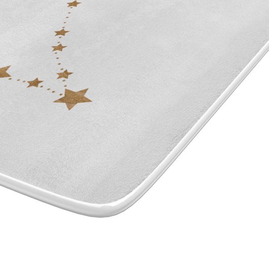 Moderne Zodiac Sign Gold Pises | Element Wasser Schneidebrett (Ecke)