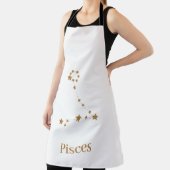 Moderne Zodiac Sign Gold Pises | Element Wasser Schürze (InSitu)