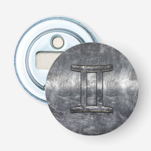 Moderne Zodiac-Signatur-Grunge gestört Stil Flaschenöffner