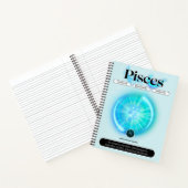 Moderne Zodiaka-Schildkröten Zitat Wasserelement Notizblock (Innenseite)