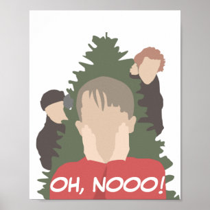 Moderne Zuhause allein Poster