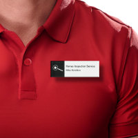 Moderne Zuhause Inspection Bulk Staff Name Tags