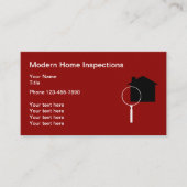 Moderne Zuhause Inspection Business Card Vorlage Visitenkarte (Vorderseite)