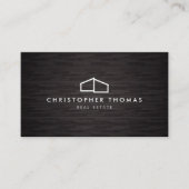 Moderne Zuhause-Logo-Architektur, Real Anwesen Dk  Visitenkarte (Vorderseite)