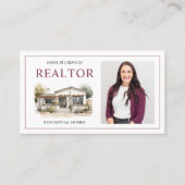Moderne Zuhause Realtor Business Card Visitenkarte (Vorderseite)