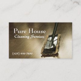 Moderne Zuhause, Reinigungsgesellschaft Visitenkarte