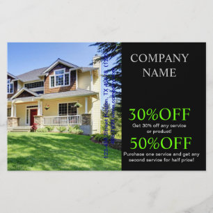 Moderne Zuhause-Renovierung reales Anwesen Flyer