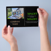 Moderne Zuhause-Renovierung reales Anwesen Flyer (Handgriff)