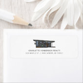 Moderne Zuhause-Rücksendeadresse des Mittelalters (Insitu)