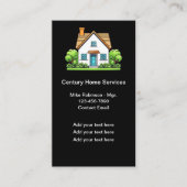 Moderne Zuhause-Services Business Cards Visitenkarte (Vorderseite)