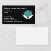 Moderne Zuhause Services Business Cards Visitenkarte (Vorne/Hinten)