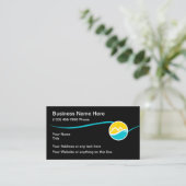 Moderne Zuhause Services Business Cards Visitenkarte (Stehend Vorderseite)