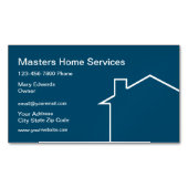 Moderne Zuhause-Services Magnetische Visitenkarte (Vorderseite)